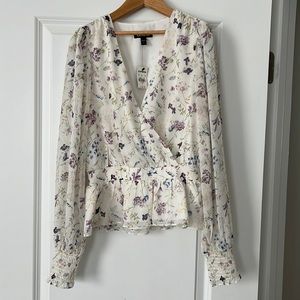 NWT Express - Floral Blouse